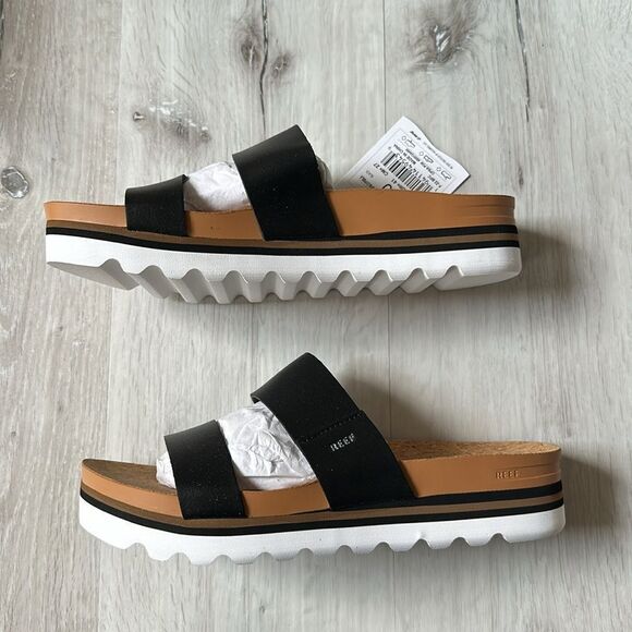 Reef’s CUSHION VISTA HI Women’s‎ Sandals Natural Size 10 NWT in packaging - Picture 11 of 13